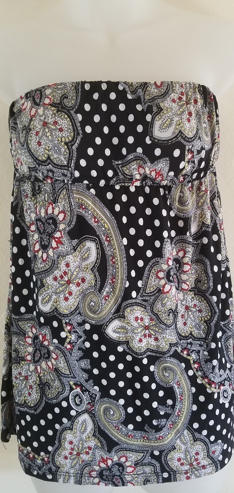 Womens floral tubetop